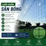 Lưới chắn sân bóng sợi HDPE theo yêu cầu
