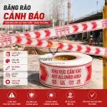 Băng rào cảnh báo công trình 100 mét
