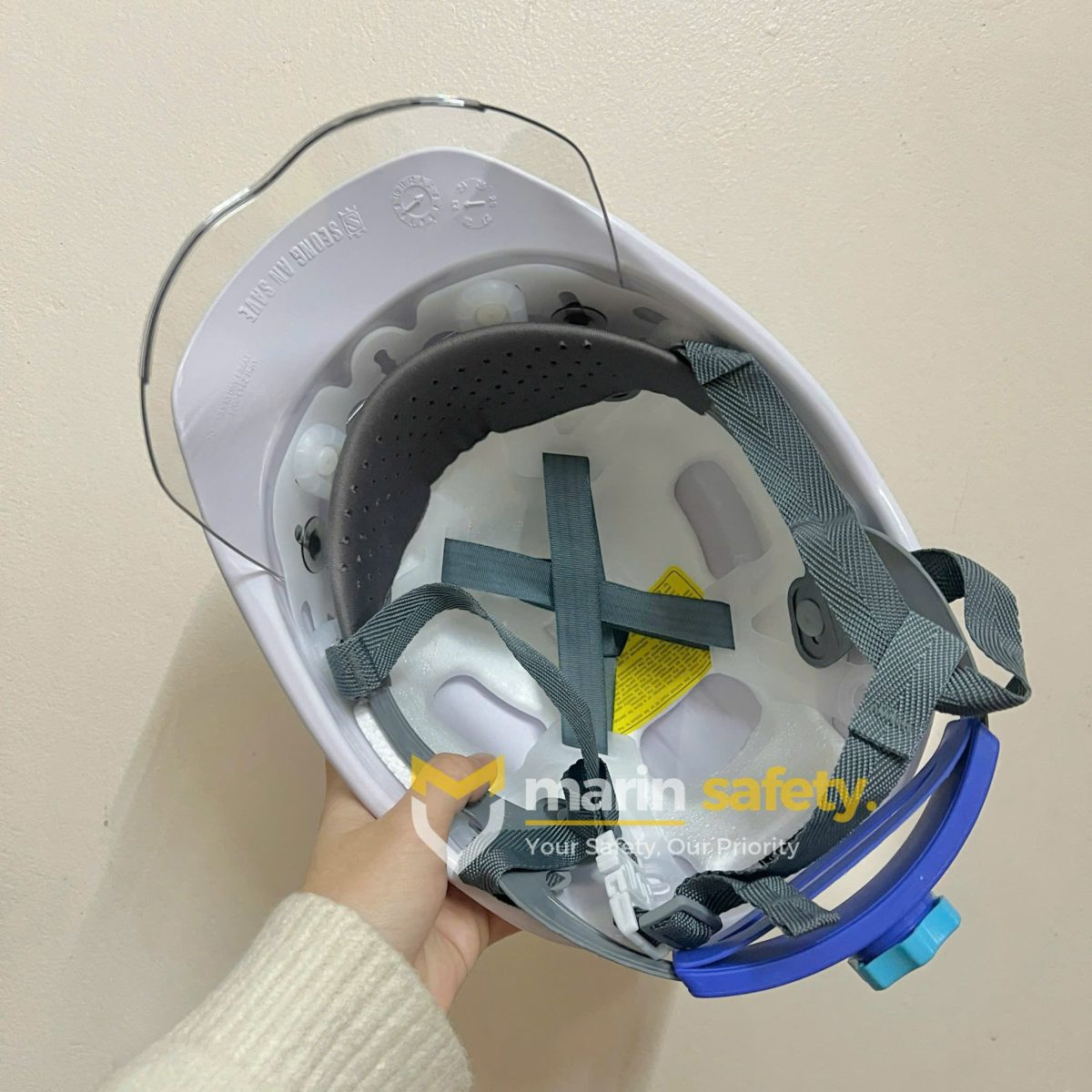 Mũ bảo hộ SSEDA Hàn Quốc có kính SAHM 1313 - Ảnh 3