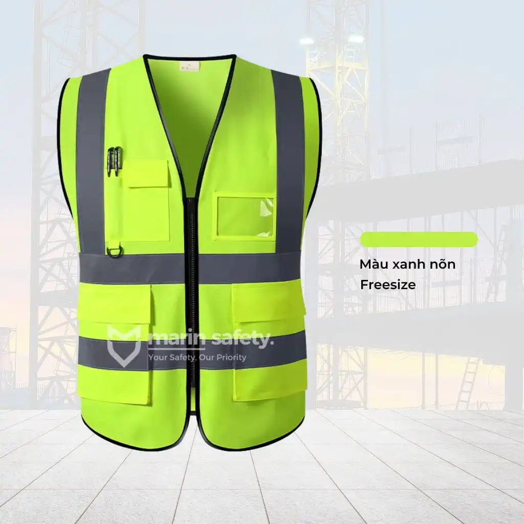 Áo gile lưới 3M có túi hộp nhiều màu - Ảnh 3