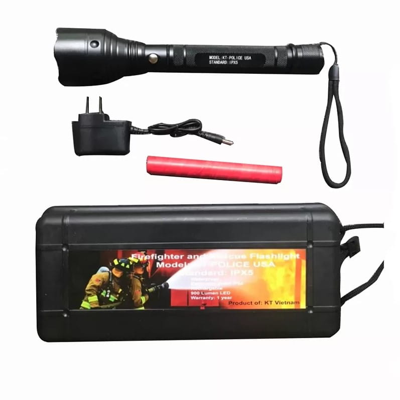 Đèn pin siêu sáng IPX4 - 2 Đèn pin chống nước IPX4 PCCC cứu hộ cứu nạn - Ảnh 1