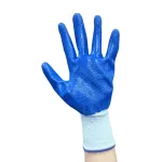 Găng tay phủ nitrile xanh mã 388