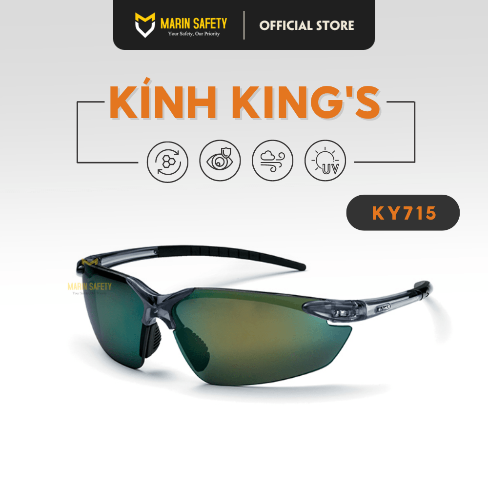 Kính bảo hộ King's KY715 - Marin Safety Kính bảo hộ KING'S KY715 - Ảnh 1