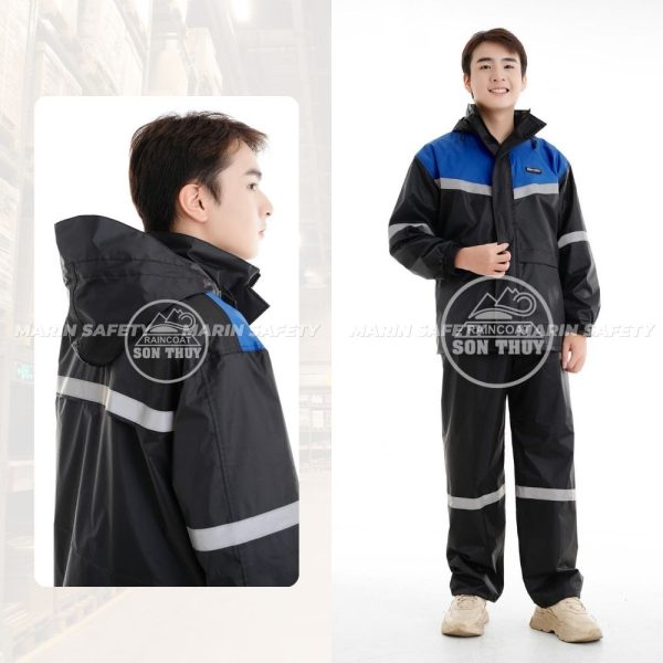 Bộ áo mưa 2 lớp phản quang K28 Sơn Thuỷ