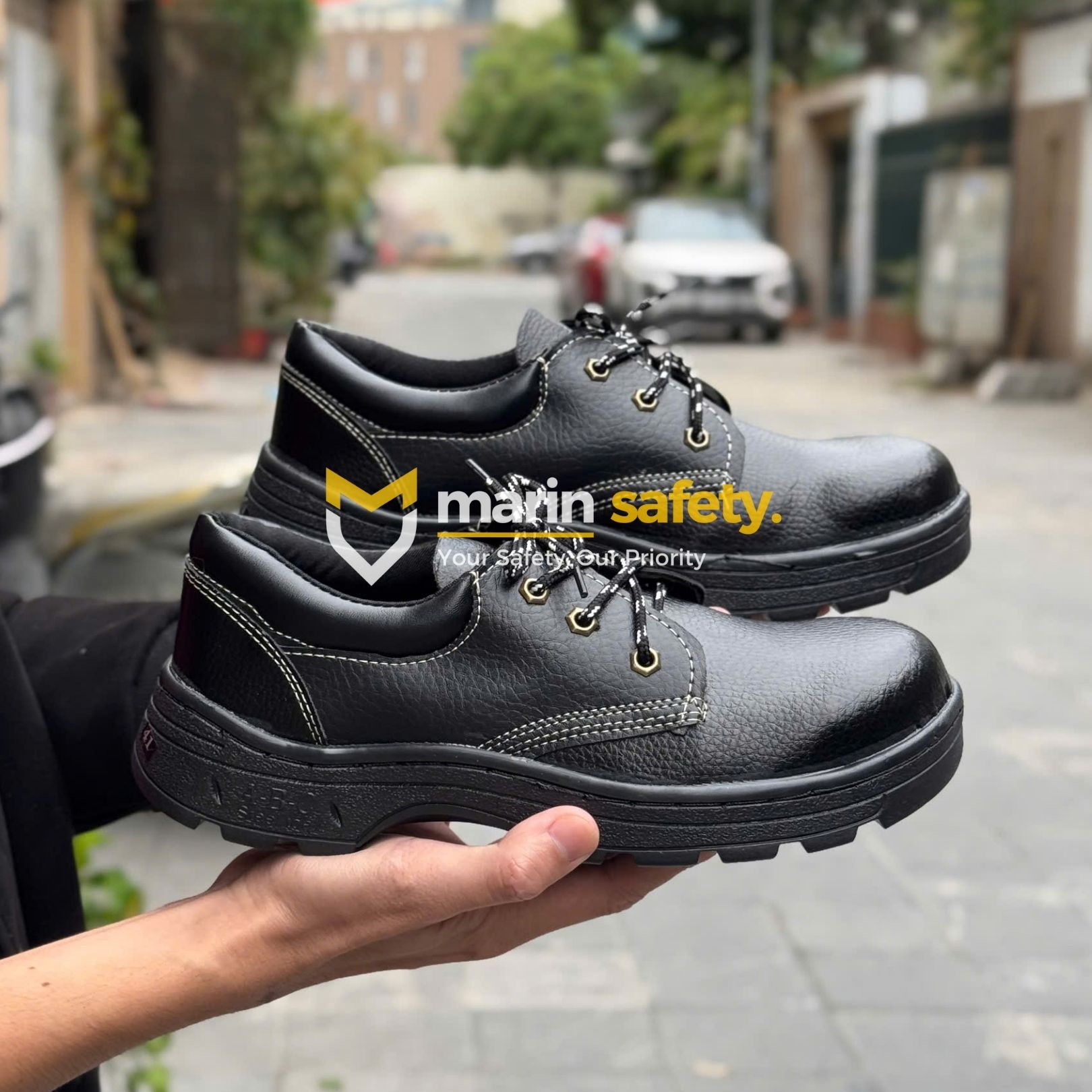 Giày BHLĐ ABC chỉ trắng - Marin Safety (4)