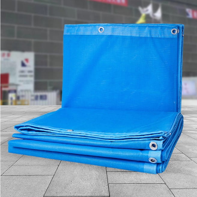 Lưới chắn lan can lối đi công trình chất liệu PVC 1 Lưới chắn lan can, lối đi công trình PVC - Ảnh 1