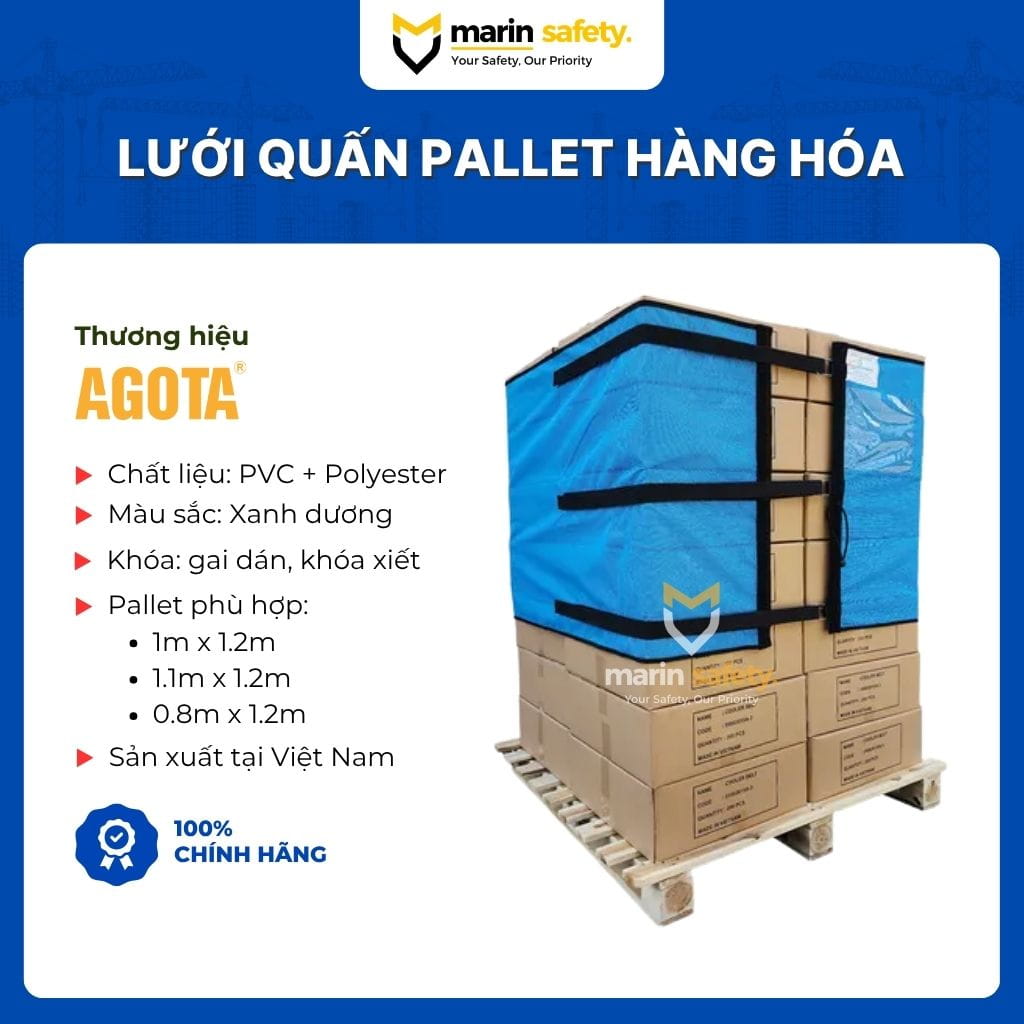 Lưới quấn pallet hàng hóa tái sử dụng nhiều lần Lưới quấn pallet tái sử dụng nhiều kích thước - Ảnh 1